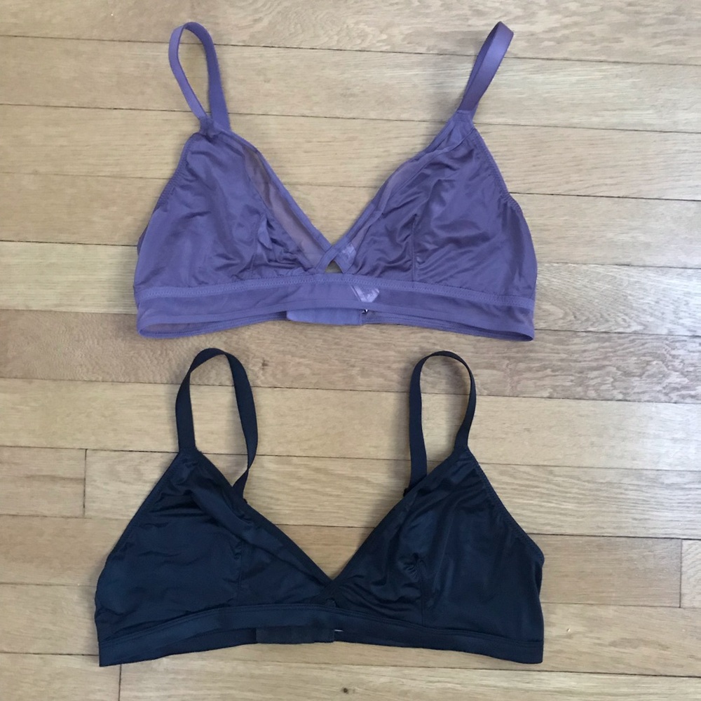 Two Victoria’s Secret Bra Bralettes
